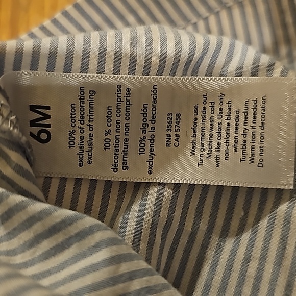 Carter's Just For You One-Piece Short Sleeve Jumpsuit Size 6m - Picture 4 of 4